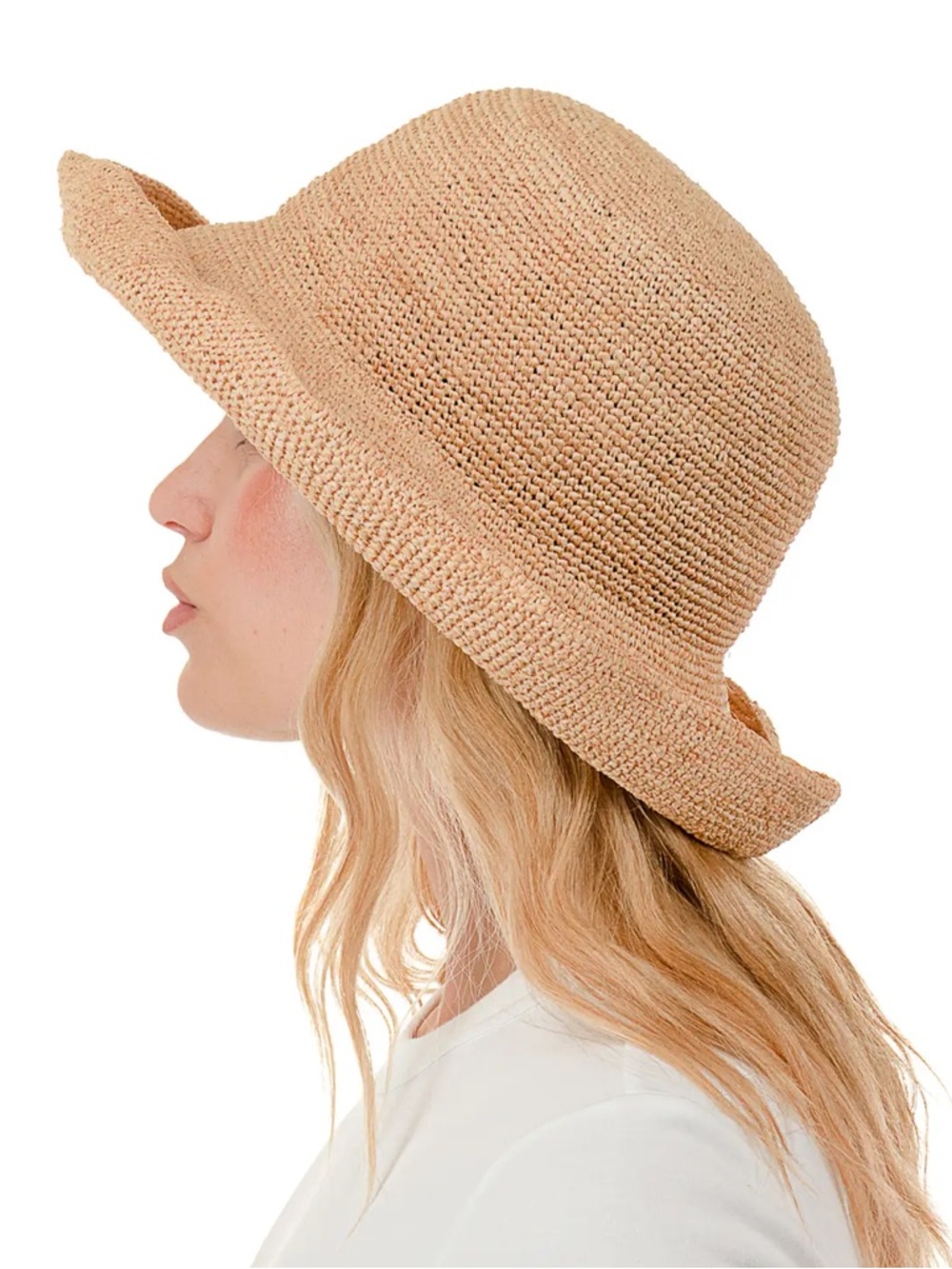 Olivia Raffia Cruiser Hat - Picture 2 of 2